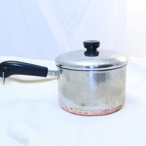 Revere Ware 1801 Copper Bottom 3 Quart Saucepan With Lid - Clinton, ILL